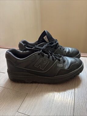 New Balance 550 Triple Black Sneakers Men’s Size 8.5 US (BB550BBB) Arch Support